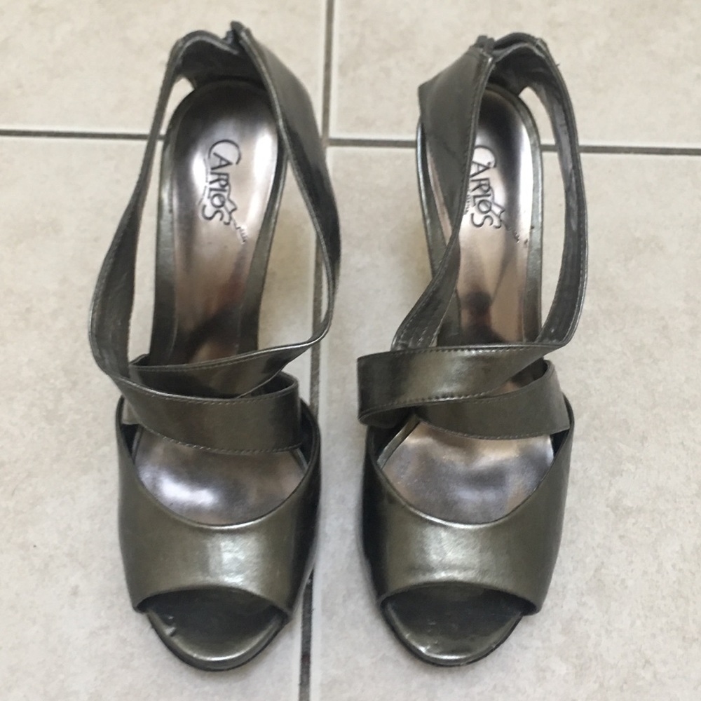 Carlos Santana Chrome 4 Inch Heels